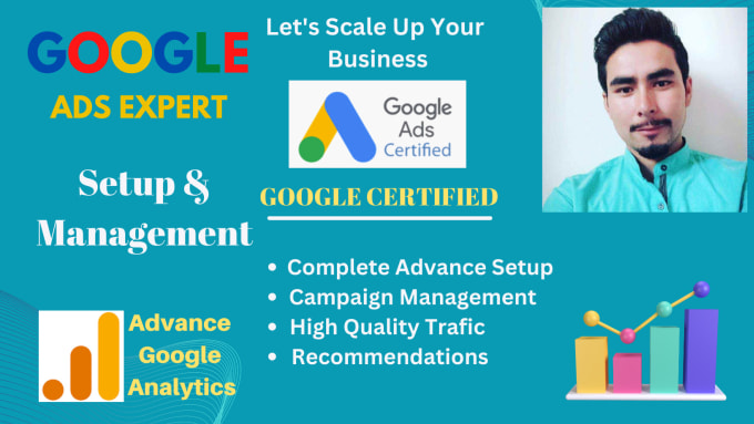 Gig Preview - Setup and manage high performing google ads PPC campaigns