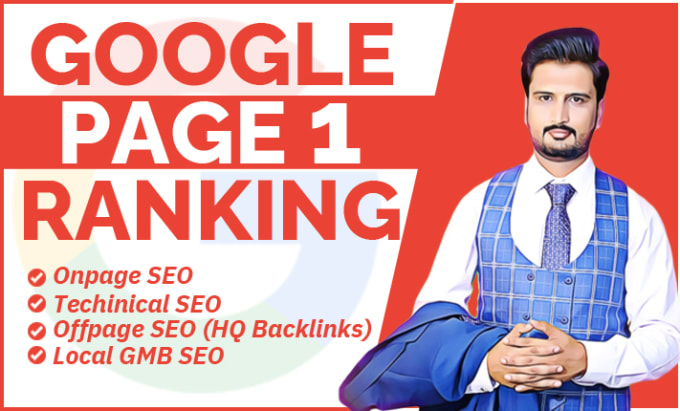 Gig Preview - Do monthly SEO to rank your website on google page 1