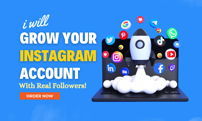 Gig Preview - Grow your instagram account with real followers