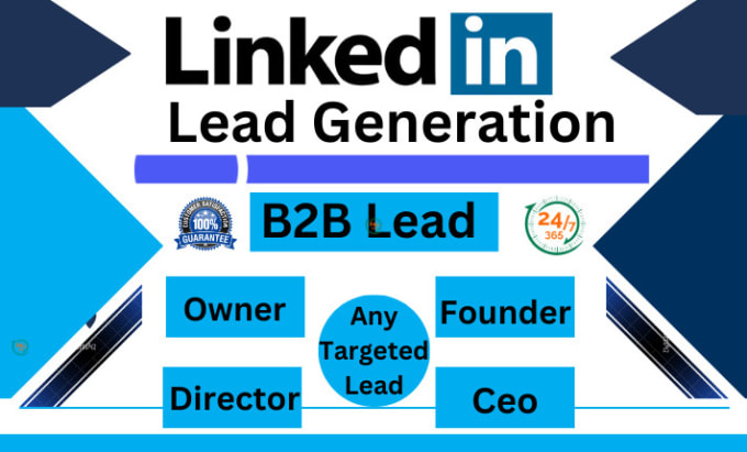 Gig Preview - Perfect b2b lead generation, linkedin lead generation, email list building data