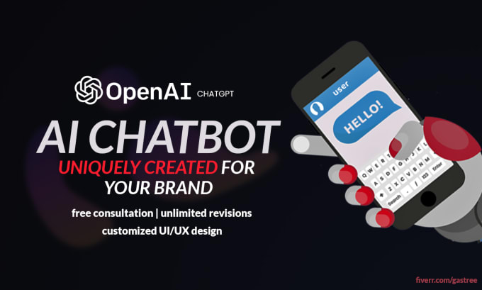 Gig Preview - Build a killer ai chatbot app with chatgpt and openai