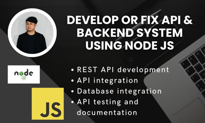 Gig Preview - Develop or fix api and backend using node js express js