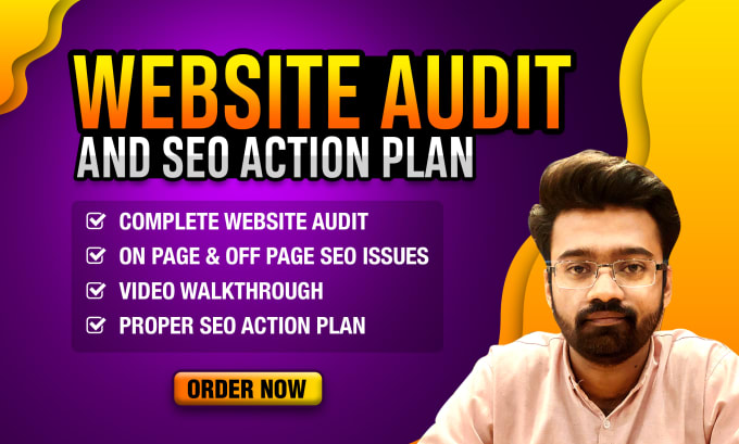 Gig Preview - Do website audit report and SEO action plan with video analysis