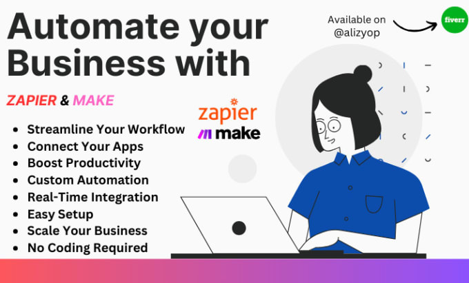 Gig Preview - Do zapier and make automation