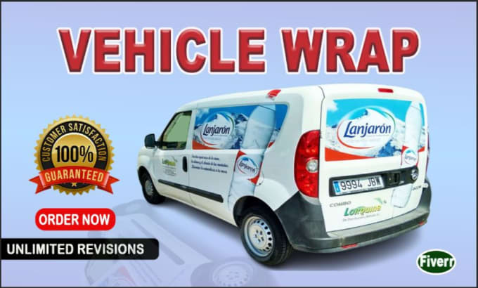 Gig Preview - Make creative vehicle wrap design, vehicle wrap van wrap, bus wrap, truck wrap