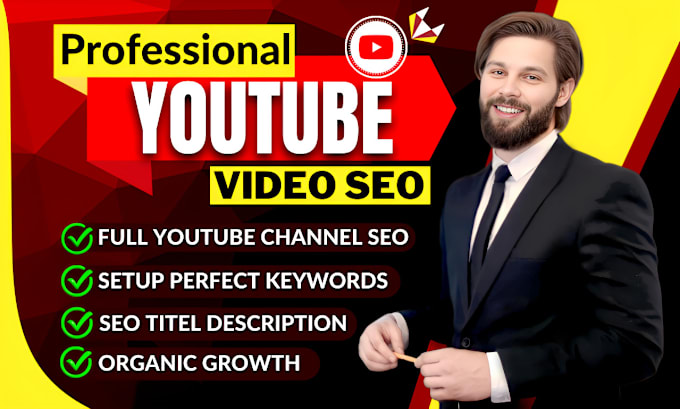 Gig Preview - Do best youtube video SEO expert and channel growth manager