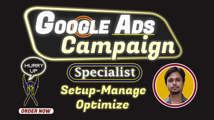 Gig Preview - Setup, manage and optimize google ads adwords PPC, search, campaigns