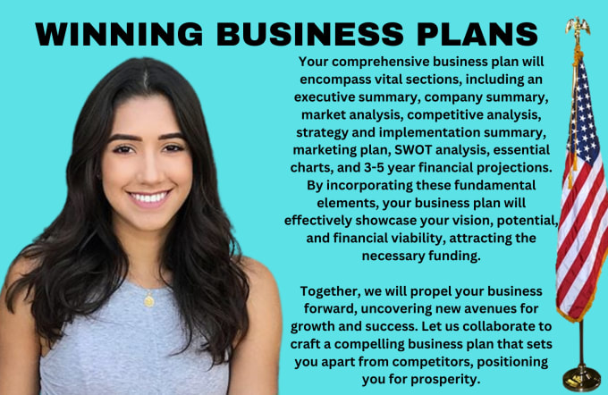 Gig Preview - Create a winning business plan with a tailored financial plan