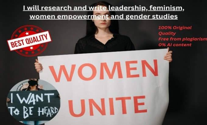 Bestseller - research and write leadership, feminism, women empowerment and gender studies