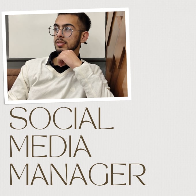 Gig Preview - Be your social media manager and personal assistant