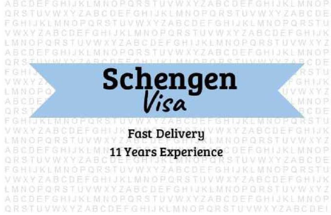 Gig Preview - Make the schengen visa application process easy