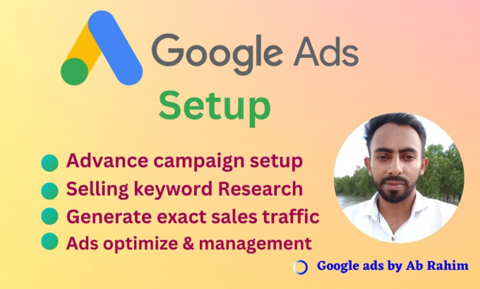 Gig Preview - Setup google search PPC ads campaigns