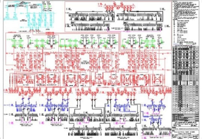 Gig Preview - Design single line diagram by using digsilent or etap