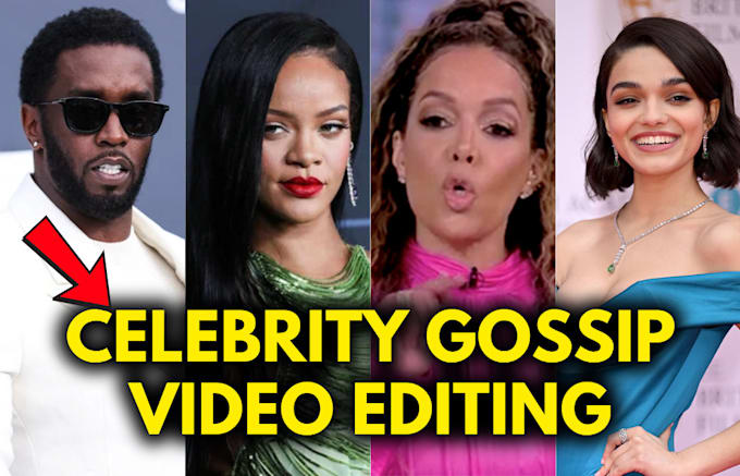 Gig Preview - Create celebrity gossips videos for celebrity news channel