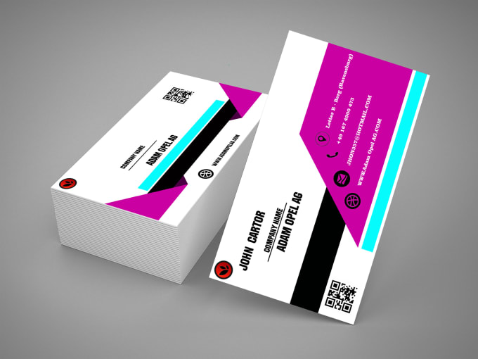 Gig Preview - Do perfectly modern minimalist  elegant or stylish  business card design expert