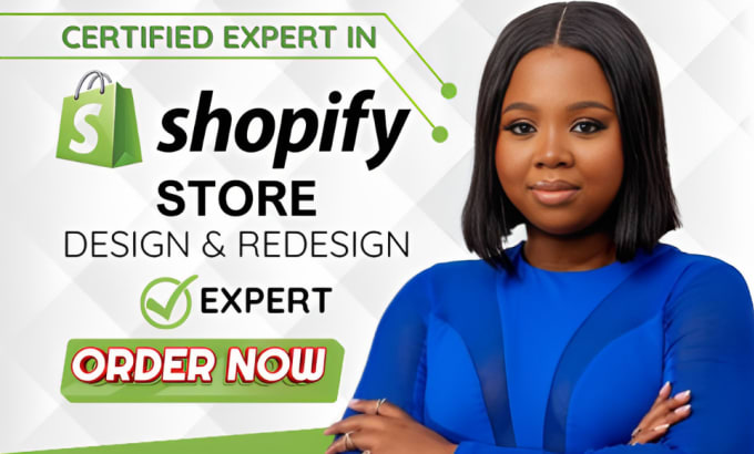 Gig Preview - Do shopify website design shopify website redesign