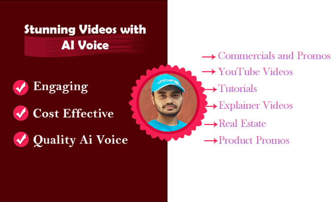 Gig Preview - Create stunning videos with ai voice for youtube channel