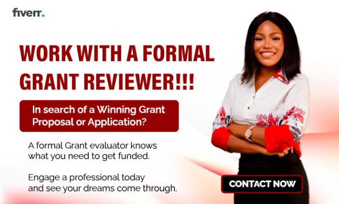 Gig Preview - Do grant writing and grant proposal for winning grants