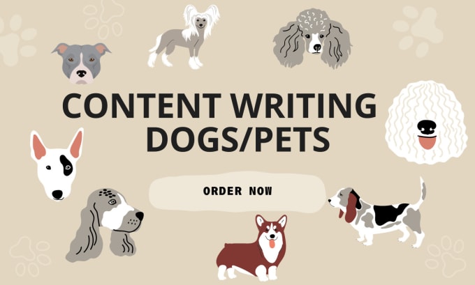 Gig Preview - Write dog articles and pet blog content