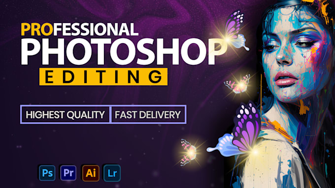 Gig Preview - Do adobe photoshop editing and any illustrator work