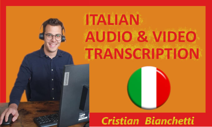 Gig Preview - Do italian audio or video transcription