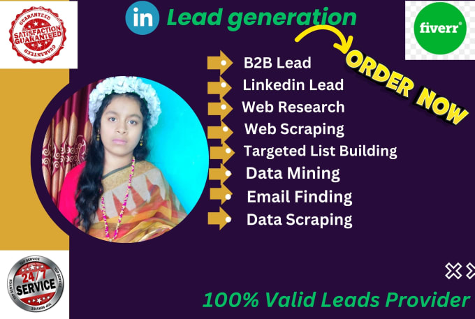 Bestseller - provide any industry for b2b linkedin lead generation