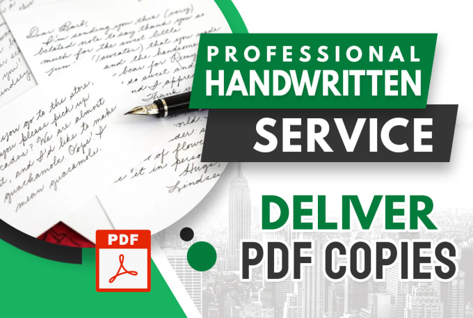 Bestseller - professional handwritten notes service deliver PDF copies