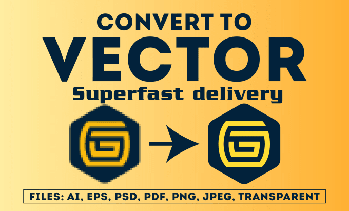 Gig Preview - Convert to vector image or logo