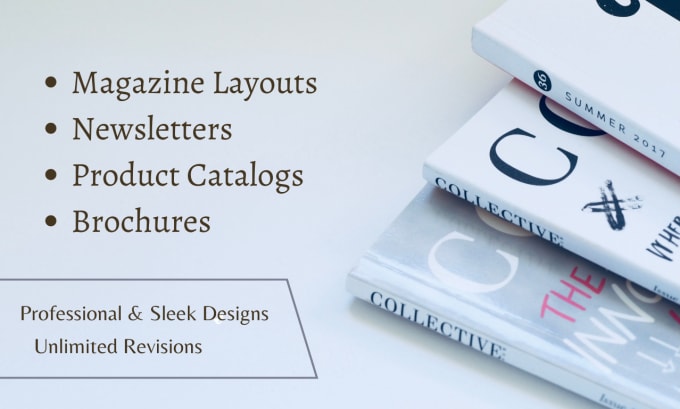 Gig Preview - Design magazine layouts and newsletters in canva