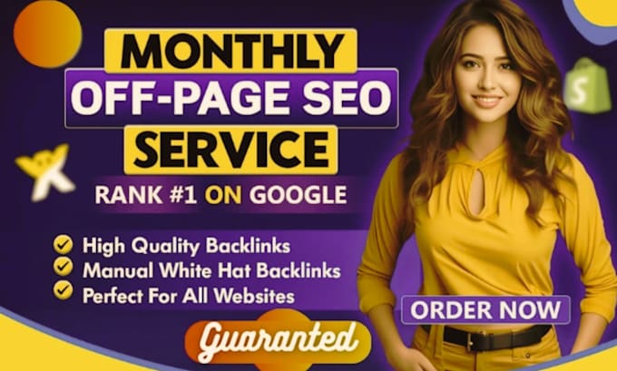 Gig Preview - Do monthly off page seo link building high da dofollow backlinks service