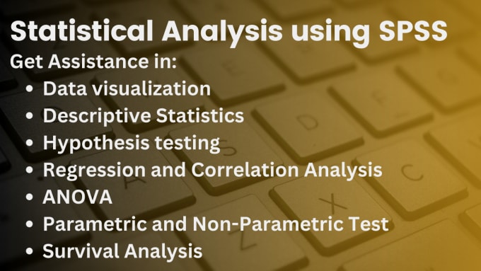 Gig Preview - Do statistical analysis using spss with interpretation