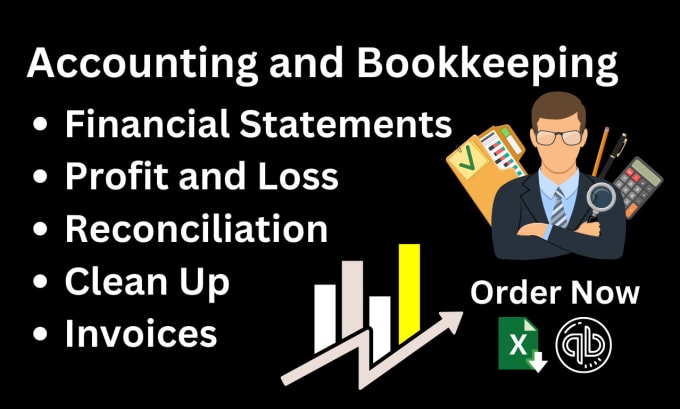 Gig Preview - Do bookkeeping, bank reconciliation, clean up using quickbooks online