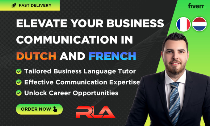 Gig Preview - Elevate your business communication in dutch and french