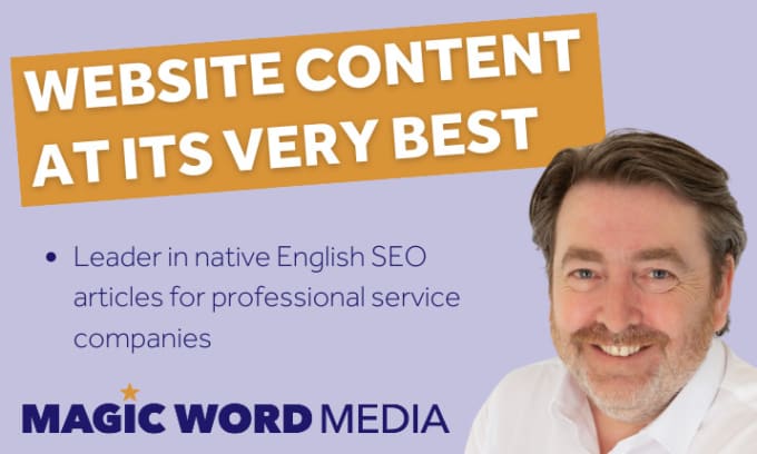 Gig Preview - Write SEO optimised professional services articles