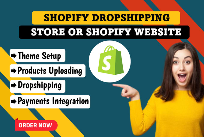 Gig Preview - Build high profitable shopify dropshipping store or shopify website