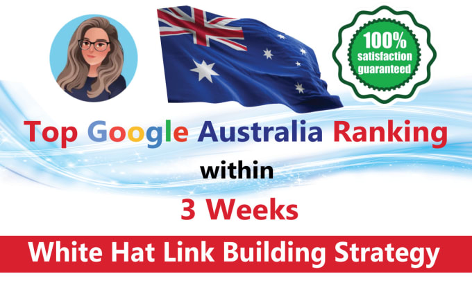 Gig Preview - Do pro australia local seo guaranty google ranking , australian link building