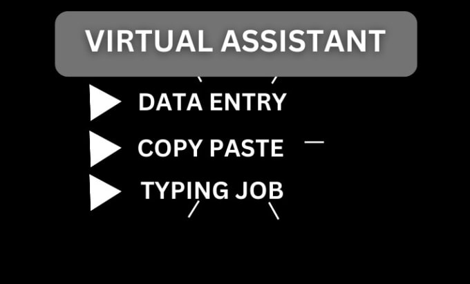 Gig Preview - Be your virtual assistant for data entry and copy paste