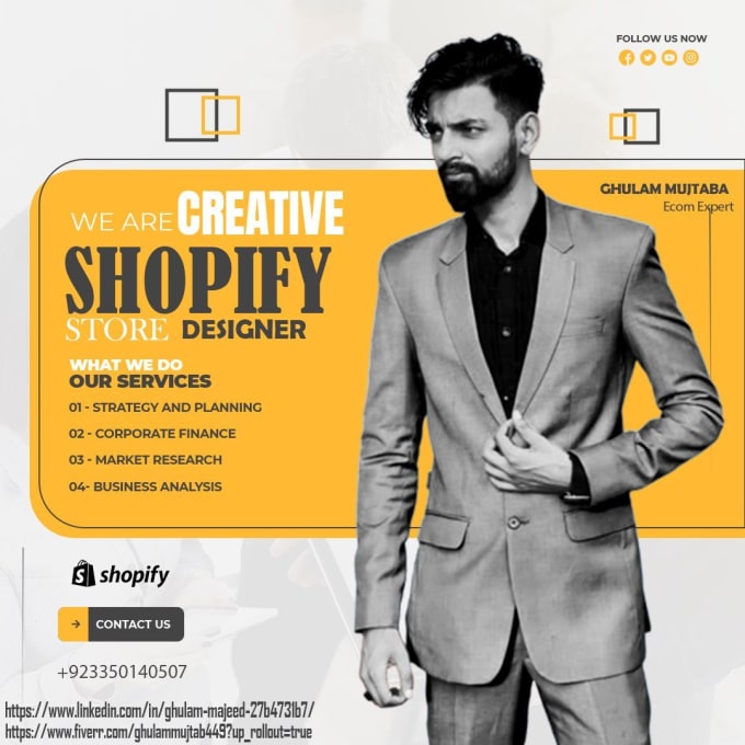 Gig Preview - Create 7 figure dropshipping shopify store website marketing logo banner