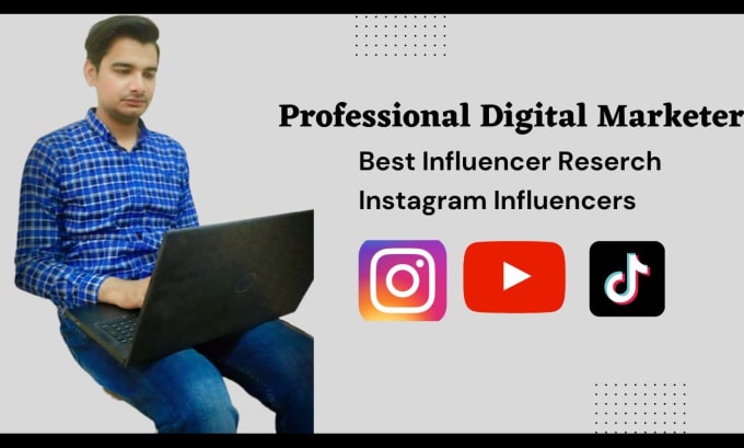 Gig Preview - Research and find best instagram influencer for marketing