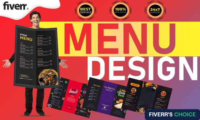 Gig Preview - Create food flyer design for you