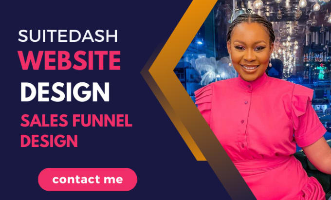 Gig Preview - Design suitedash landing page, sales funnel, website design