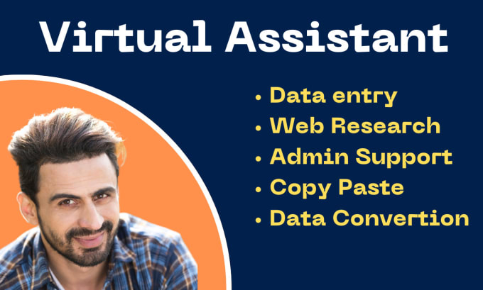 Gig Preview - Be your virtual assistant for data entry and related works