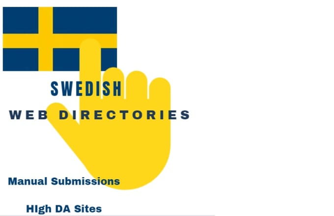 Gig Preview - Boost your site in 21 high da swedish web directories