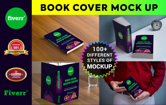 Gig Preview - Design 3d book cover mockup