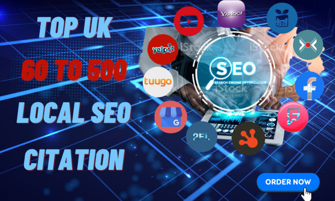 Gig Preview - List your business in top 350 live UK local SEO citations