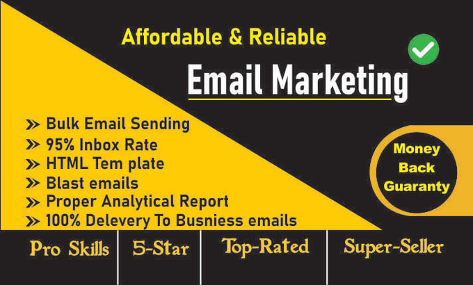 Gig Preview - Bulk email services in millions