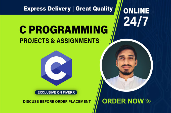 Gig Preview - Be your c programmer, c programming projects expert