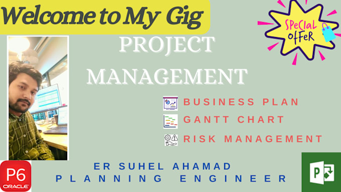 Gig Preview - Prepare construction schedule gantt chart in primavera p6 and ms project