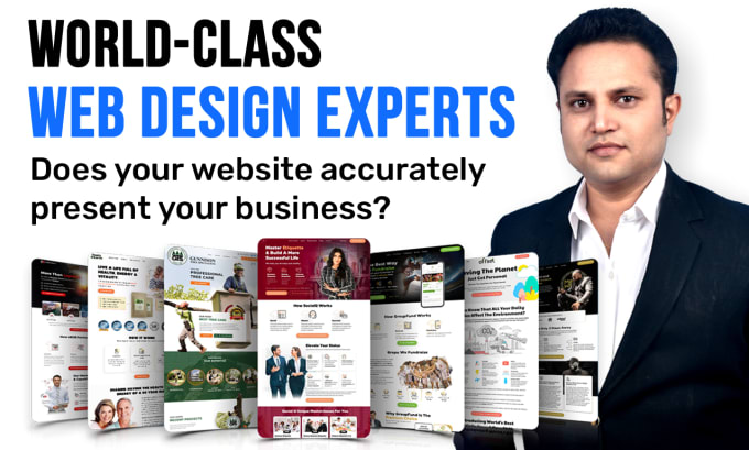 Gig Preview - Create an expert website design for you