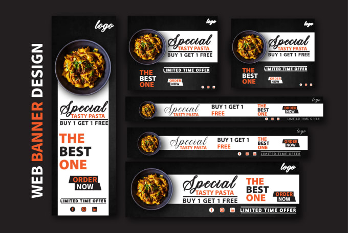 Gig Preview - Design catchy website banner and ads